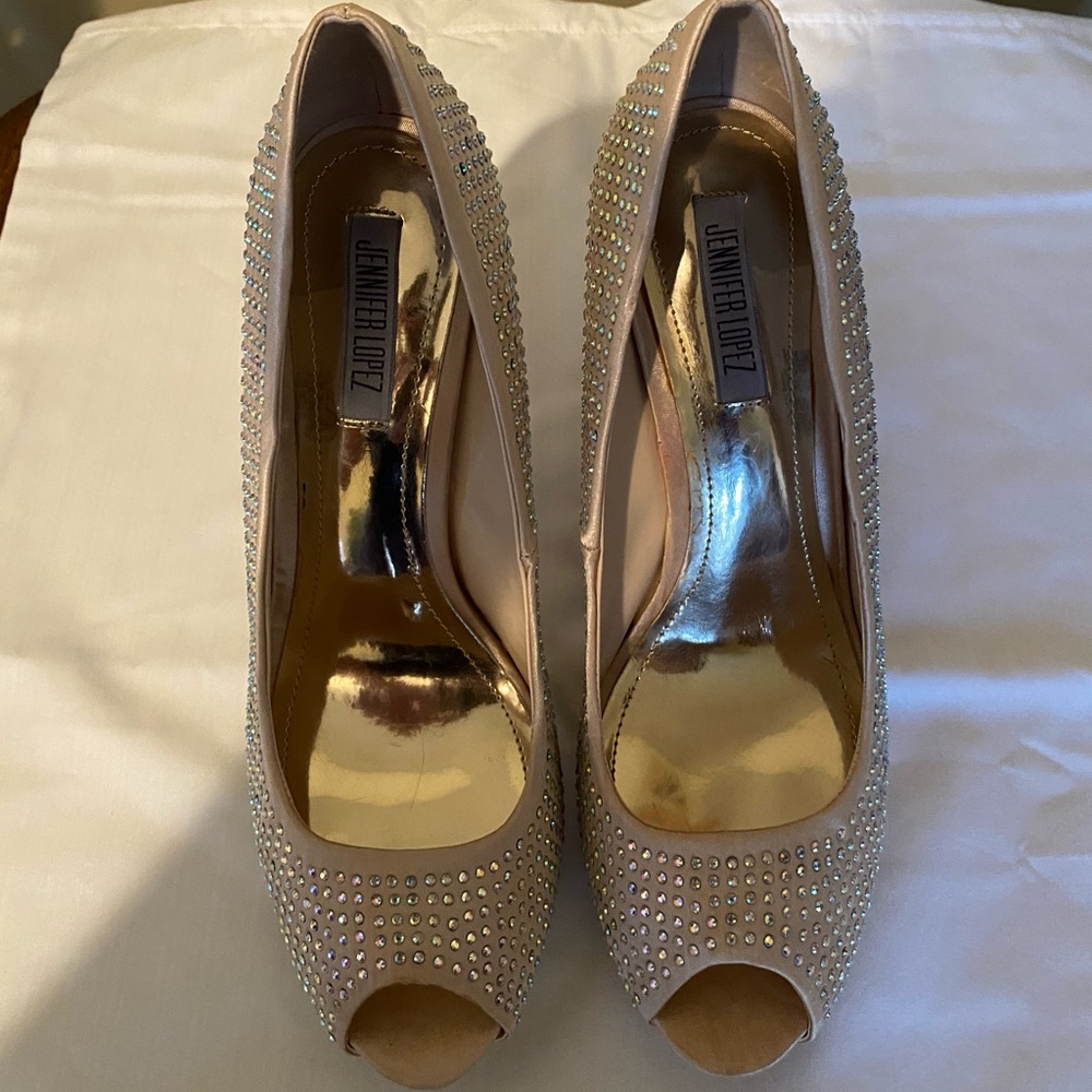 Jennifer Lopez Rhinestone Heels - Picture 5 of 6